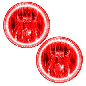 GMC Sierra 1500 Fog Light Assemblies - ORACLE Lighting - LED Halo - Red - `14-`15